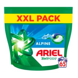 Ariel Wasmiddel 3in1 Pods Alpine 65 stuks